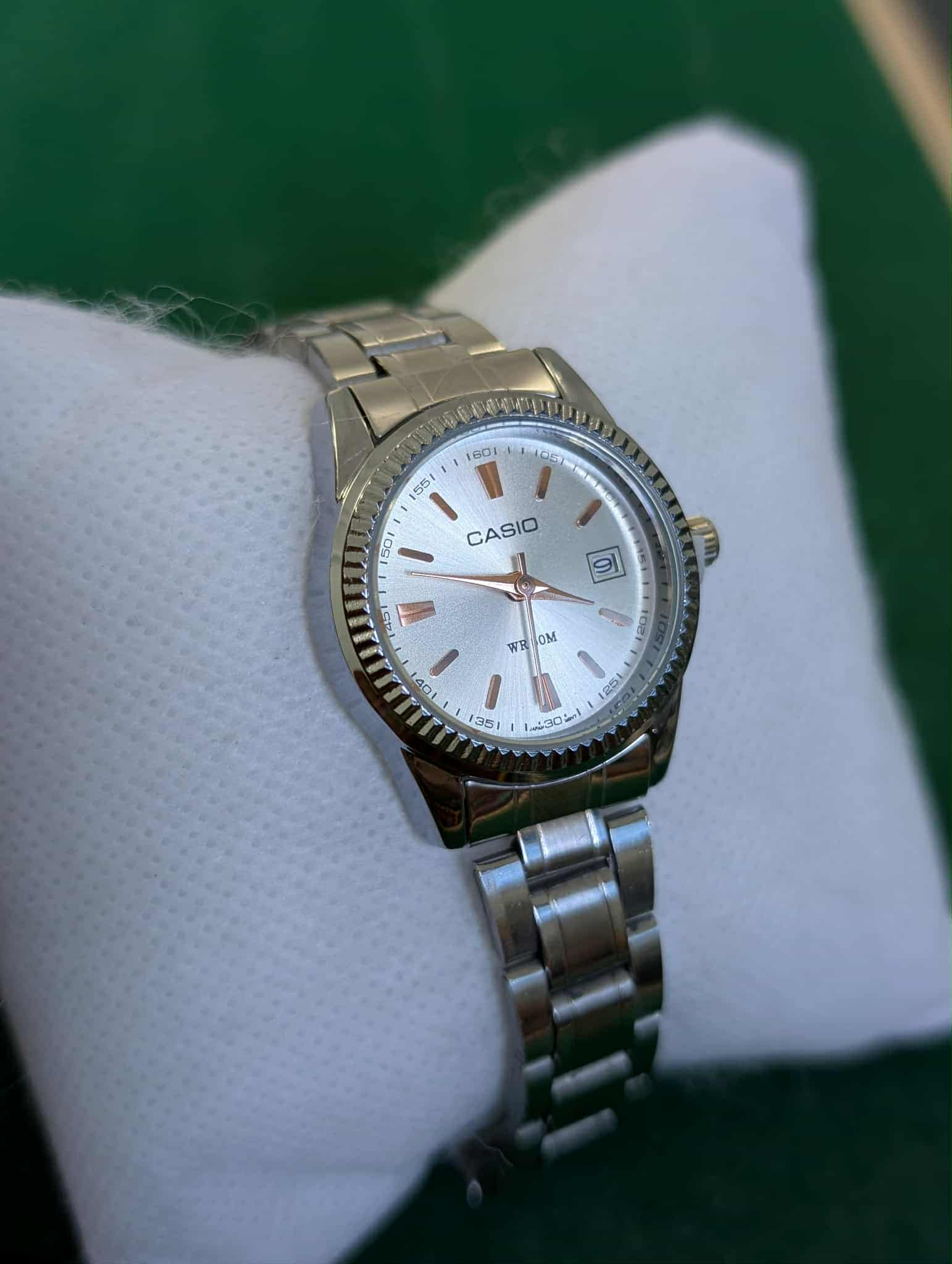 Casio White Steel