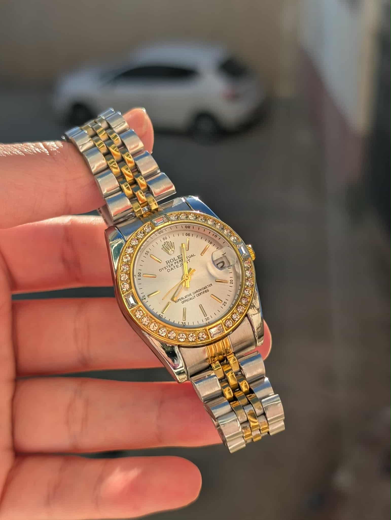 Rolex Datejust Rolesor White