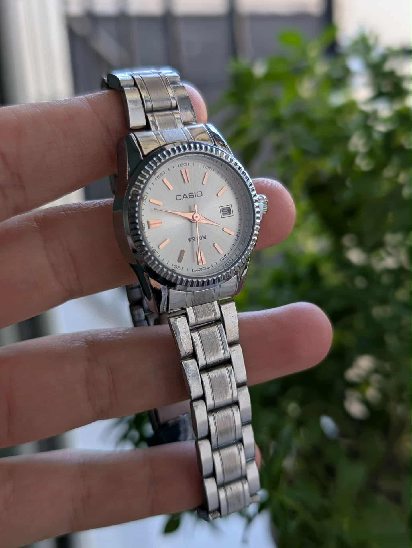 Casio White Steel