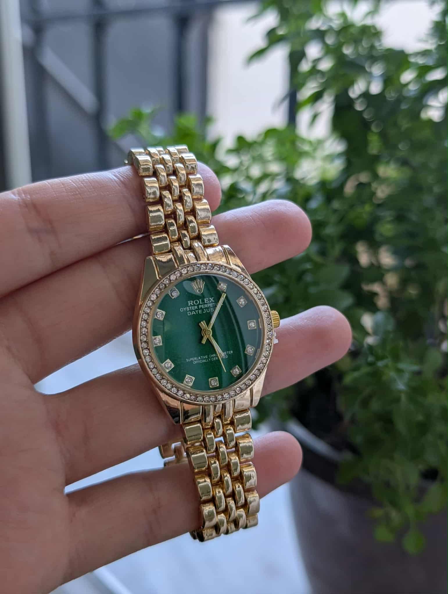 Rolex Emerald Gold
