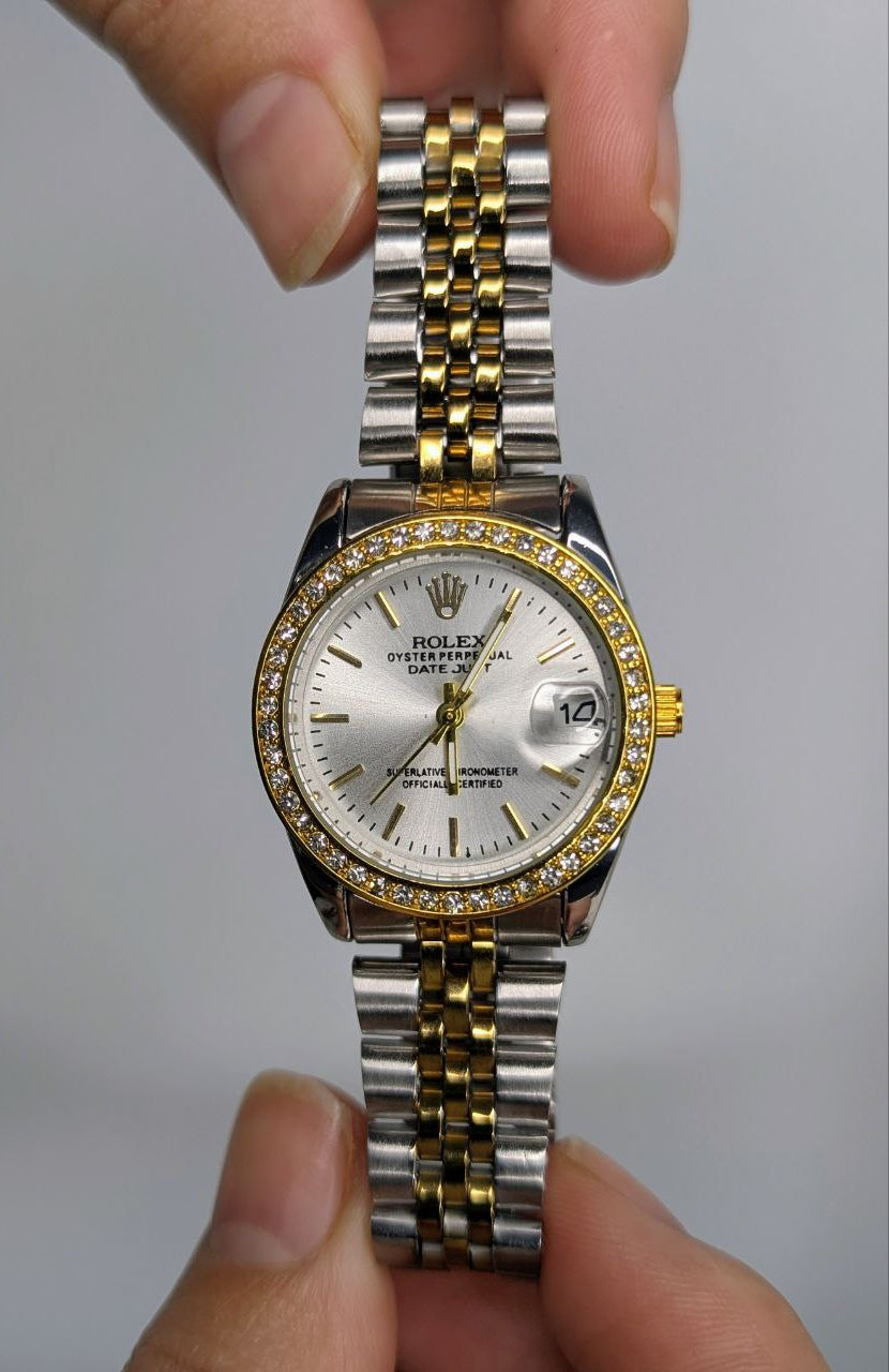 Rolex Datejust Rolesor White