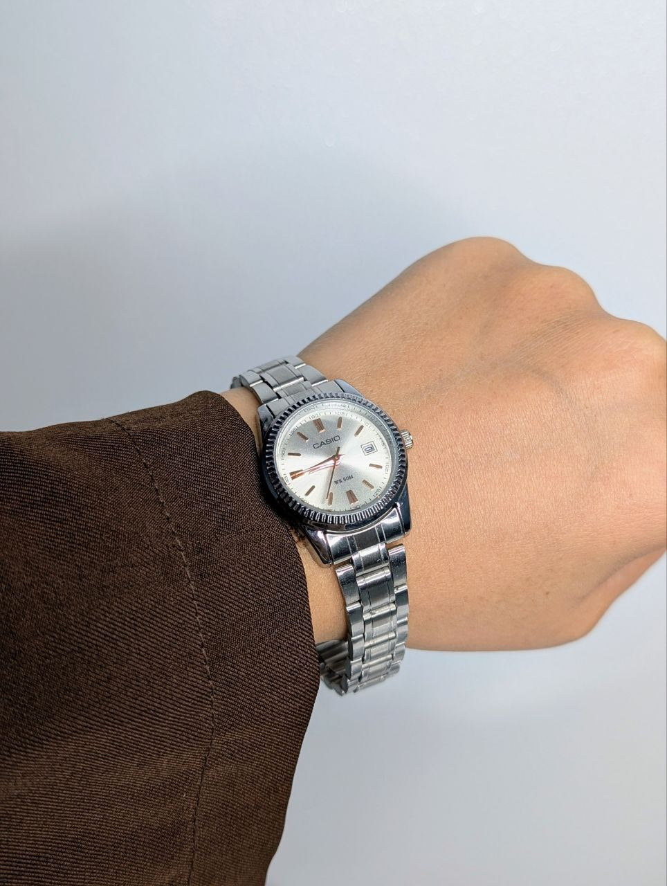 Casio White Steel