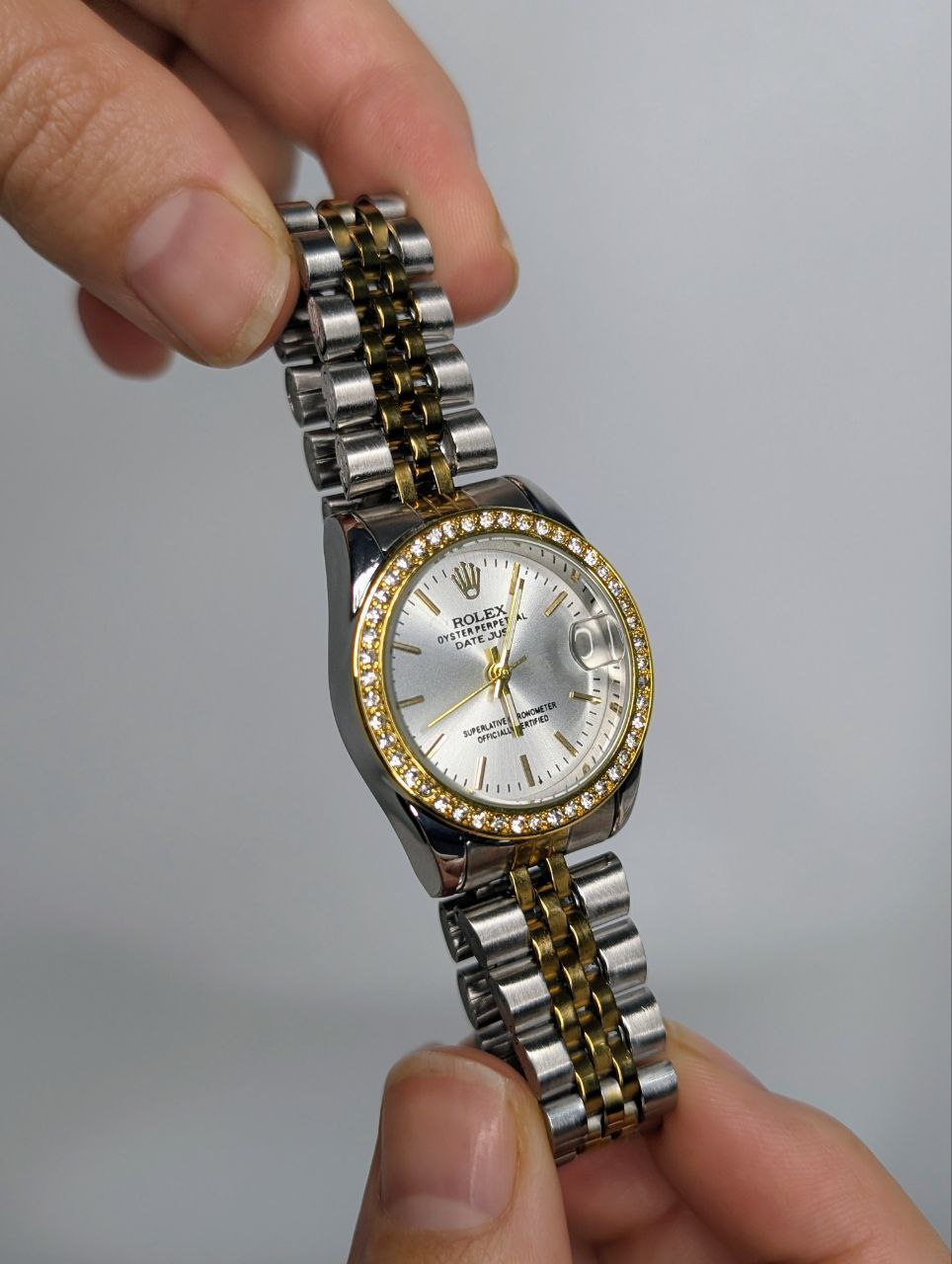 Rolex Datejust Rolesor White