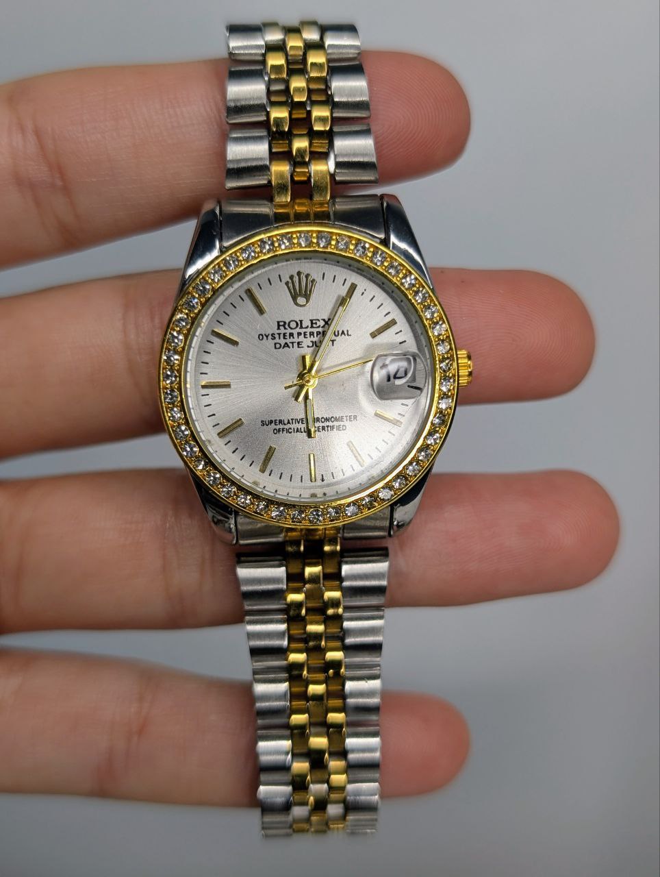 Rolex Datejust Rolesor White