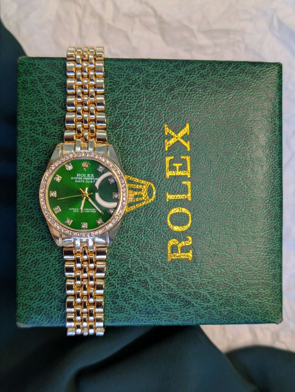 Rolex Emerald Gold